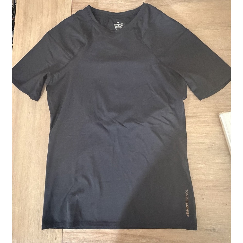 Tommie Copper Shirt Mens XL Shoulder Centric Support BLACK Short Sleeve Gym Work